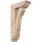 Ekena Millwork Merced Traditional Smooth Bracket w/ Offset Brace, Douglas Fir, 5 1/2"W x 14"D x 26"H BKT0604X14X26MRC01SDF - alternate 1